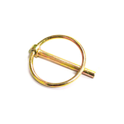 Goupille clip D4.5 acier jaune
